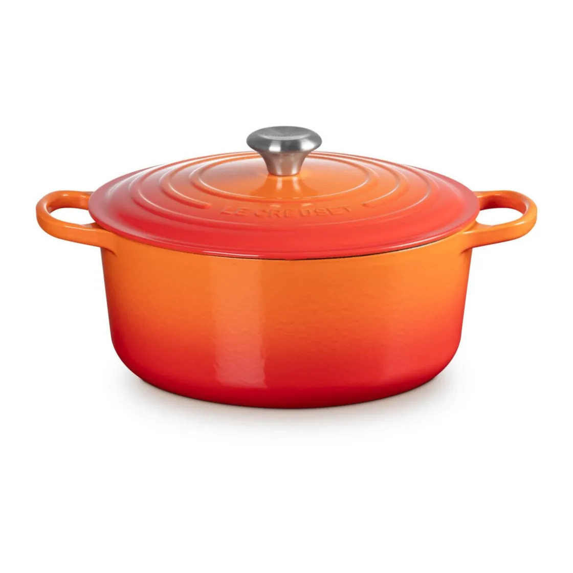 Le Creuset Bräter mit Deckel 28 cm Signature Ofenrot