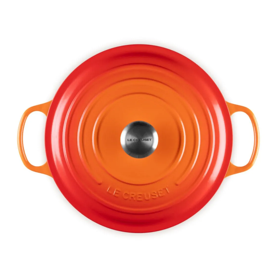 Le Creuset Bräter mit Deckel 28 cm Signature Ofenrot