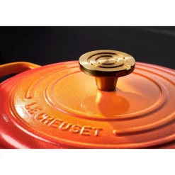 Kochwelt Entdecken|Bräter<Le Creuset Deckelknopf 4,5 cm Crucible Hellgold