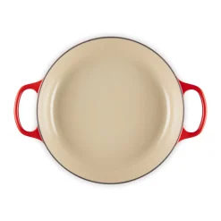 Le Creuset Gourmet Profi-Topf mit Deckel 30 cm Signature Kirschrot