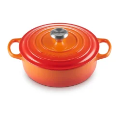 Le Creuset Gourmet-Bräter mit Deckel 30 cm Signature Ofenrot