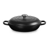 Le Creuset Gourmet-Profitopf mit Deckel 30 cm Signature schwarz