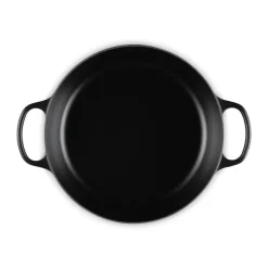 Le Creuset Gourmet-Profitopf mit Deckel 30 cm Signature schwarz