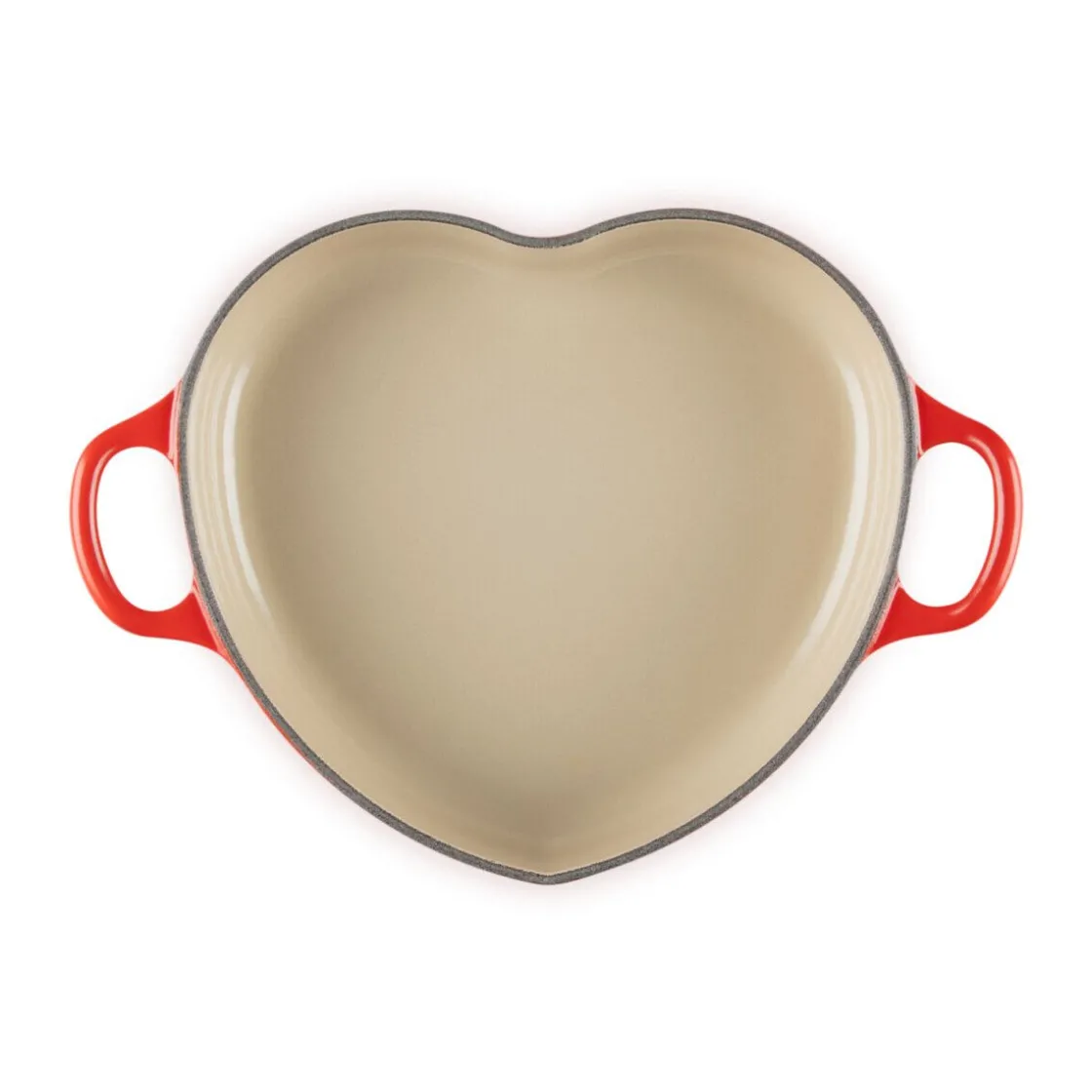 Muttertag|Weihnachten<Le Creuset Gourmet-Profitopf Herz mit Deckel 20 cm Heart Collection Kirschrot