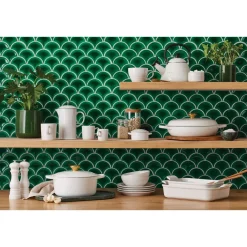 Bräter|20 Jahre Tischwelt<Le Creuset Gourmet-Profitopf mit Deckel 30 cm Signature White