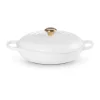 Kochwelt Entdecken<Le Creuset Gourmet-Profitopf mit Deckel 30 cm Signature White
