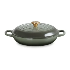 Bräter|Pilzküche<Le Creuset Gourmet-Profitopf mit Deckel 30 cm Signature Thyme