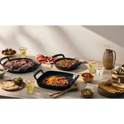 Le Creuset Grillkorb 39x31 cm BBQ Outdoor Schwarz