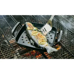 Le Creuset Grillkorb 39x31 cm BBQ Outdoor Schwarz