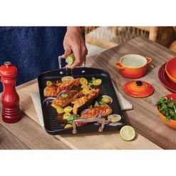 Le Creuset Grillplatte Rillen 35 x 25 cm Aluminium antihaft