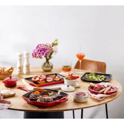 Servierplatten|Italienische Genüsse<Le Creuset Grillplatte 38x21 cm Classic schwarz