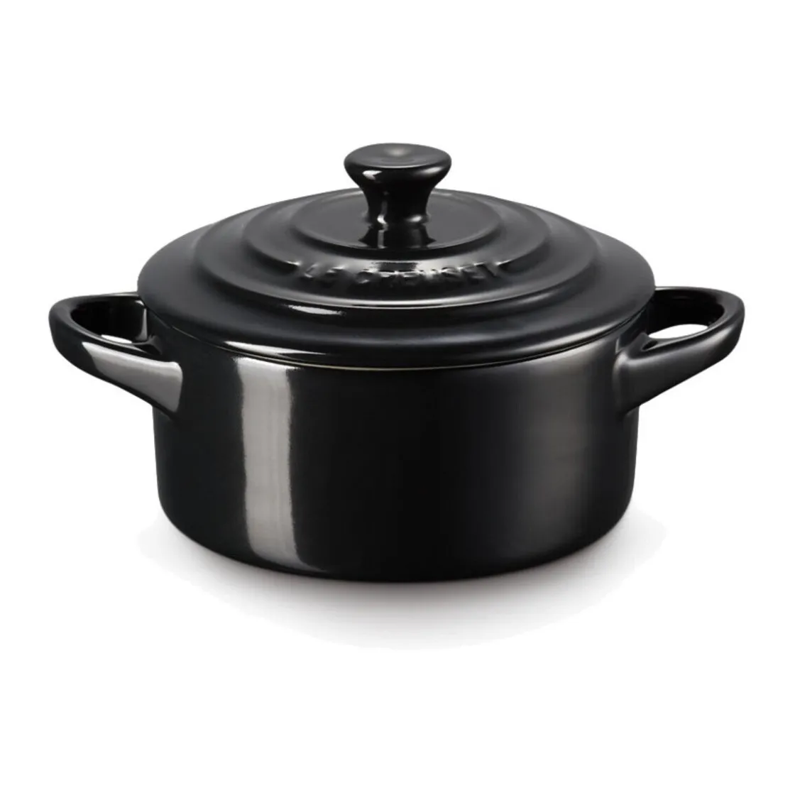 Bestseller<Le Creuset Mini Cocotte 10 cm schwarz