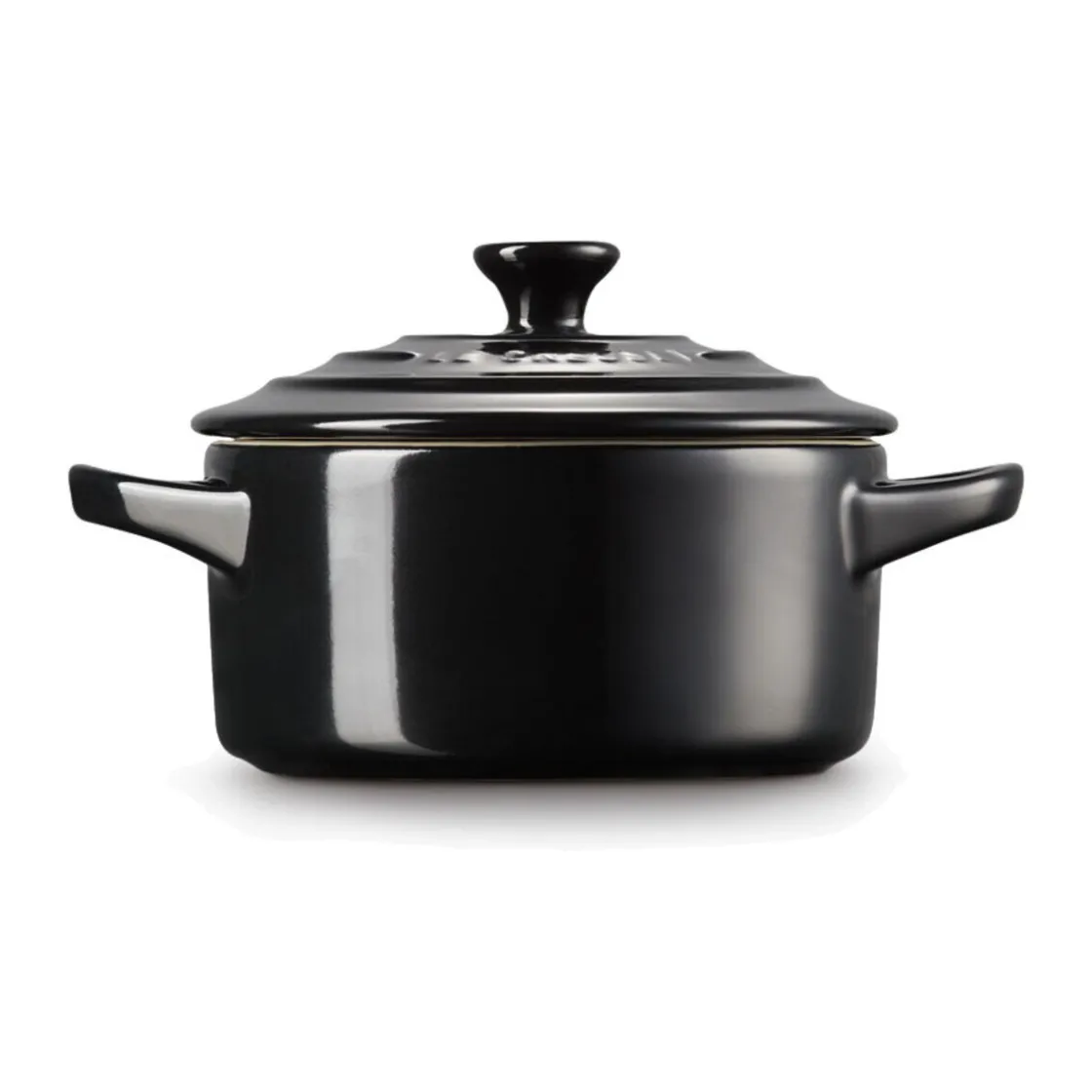 Bestseller<Le Creuset Mini Cocotte 10 cm schwarz