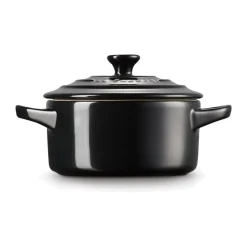 Le Creuset Mini Cocotte 10 cm schwarz