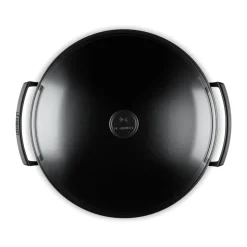 Kochwelt Entdecken|Pfannen<Le Creuset Wok mit Glasdeckel 36 cm Schwarz