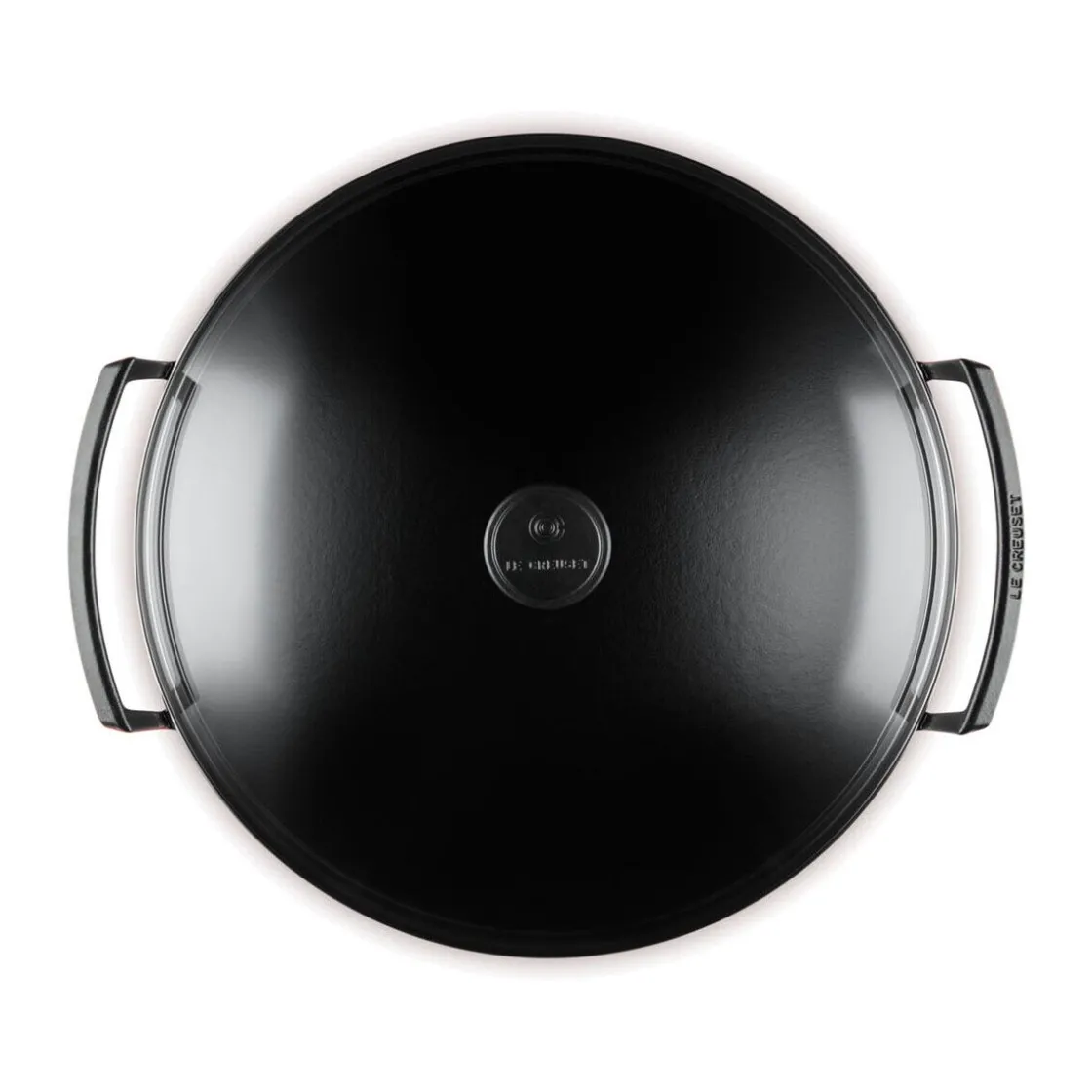 Le Creuset Wok mit Glasdeckel 36 cm Kirschrot
