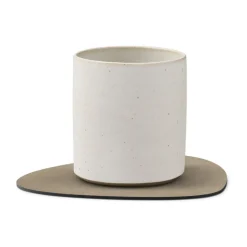 LINDDNA Glasuntersetzer 11x13 cm Curve Nupo nomad grau