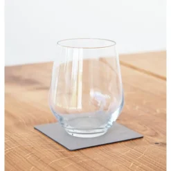 LINDDNA Glasuntersetzer 10x10 cm Square Nupo hellgrau