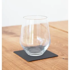 LINDDNA Glasuntersetzer 10x10 cm Square Nupo anthracite