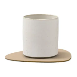 Untersetzer<LINDDNA Glasuntersetzer 11x13 cm Curve Corduroy sand