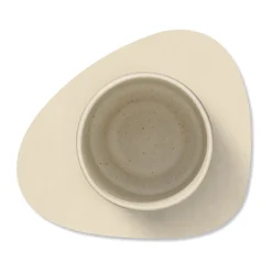 Untersetzer<LINDDNA Glasuntersetzer 11x13 cm Curve Nupo vanilla