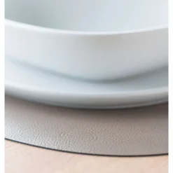 Tischwäsche<LINDDNA Tischset L 37x44 cm Curve Serene mole grey