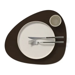 Tischwäsche<LINDDNA Tischset L 37x44 cm Curve Nupo hazel