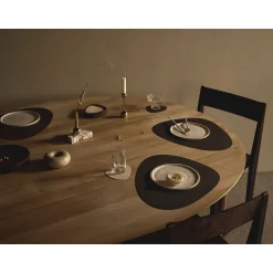 Tischwäsche<LINDDNA Tischset L 37x44 cm Curve Nupo hazel