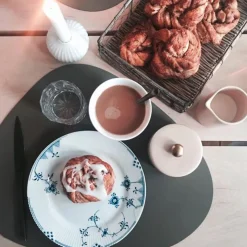 Tischwäsche|Bestseller<LINDDNA Tischset L 37x44 cm Curve Nupo anthracite