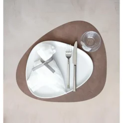 LINDDNA Tischset L 37x44 cm Curve Nupo brown