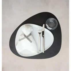 LINDDNA Tischset L 37x44 cm Curve Bull black