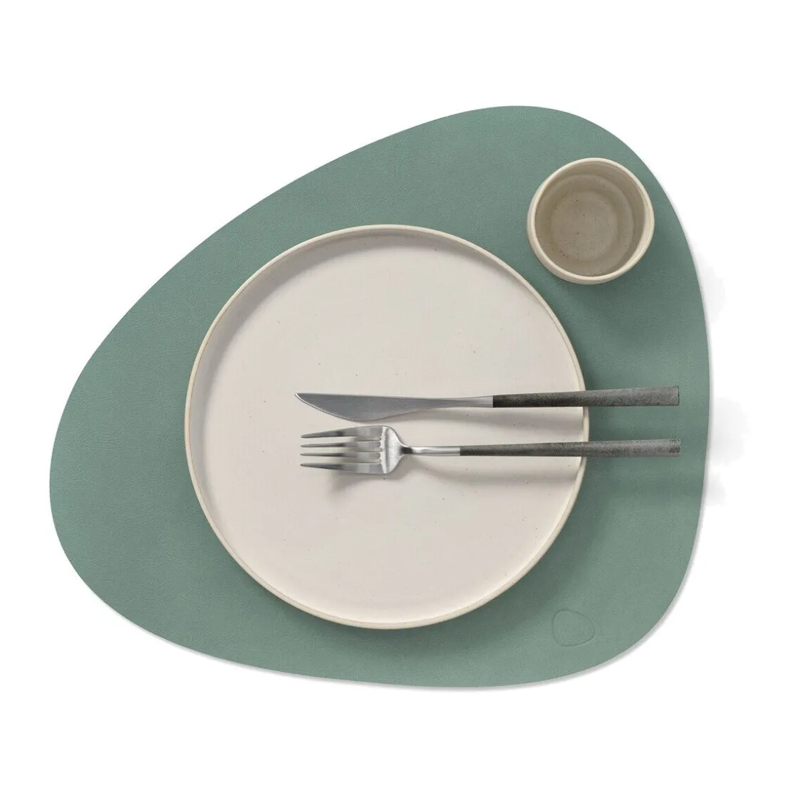 Sommertafel<LINDDNA Tischset L 37x44 cm Curve Nupo pastellgrün