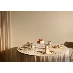 Tischwäsche<LINDDNA Tischset L 37x44 cm Curve Nupo lemon sorbet