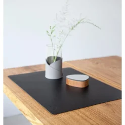 Tischwäsche<LINDDNA Tischset L 35x45 cm Square Bull black