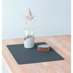 LINDDNA Tischset L 35x45 cm Square Nupo anthracite