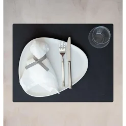 Tischwäsche<LINDDNA Tischset L 35x45 cm Square Nupo black