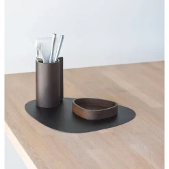 Tischwäsche<LINDDNA Tischset M 31x35 cm Curve Serene black