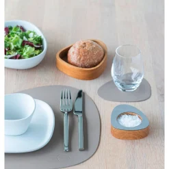 Tischwäsche<LINDDNA Tischset M 31x35 cm Curve Nupo clay brown