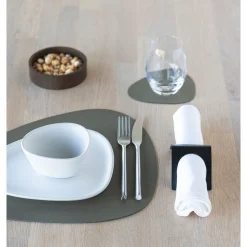 Tischwäsche<LINDDNA Tischset M 31x35 cm Curve Serene moss