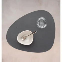 Tischwäsche<LINDDNA Tischset M 31x35 cm Curve Serene anthracite