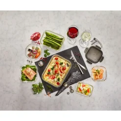 Meal Prep<Lock & Lock Frischhaltedose 1,0 l Oven Glass grau