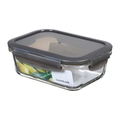 Lock & Lock Frischhaltedose 0,63 l Oven Glass grau