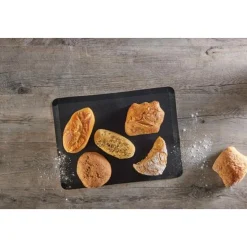 Brotbacken<Lurch Backunterlage Flexi Form schwarz 30x40 cm