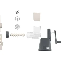 Lurch Drehwolf Base & Soul 13,5 cm grau