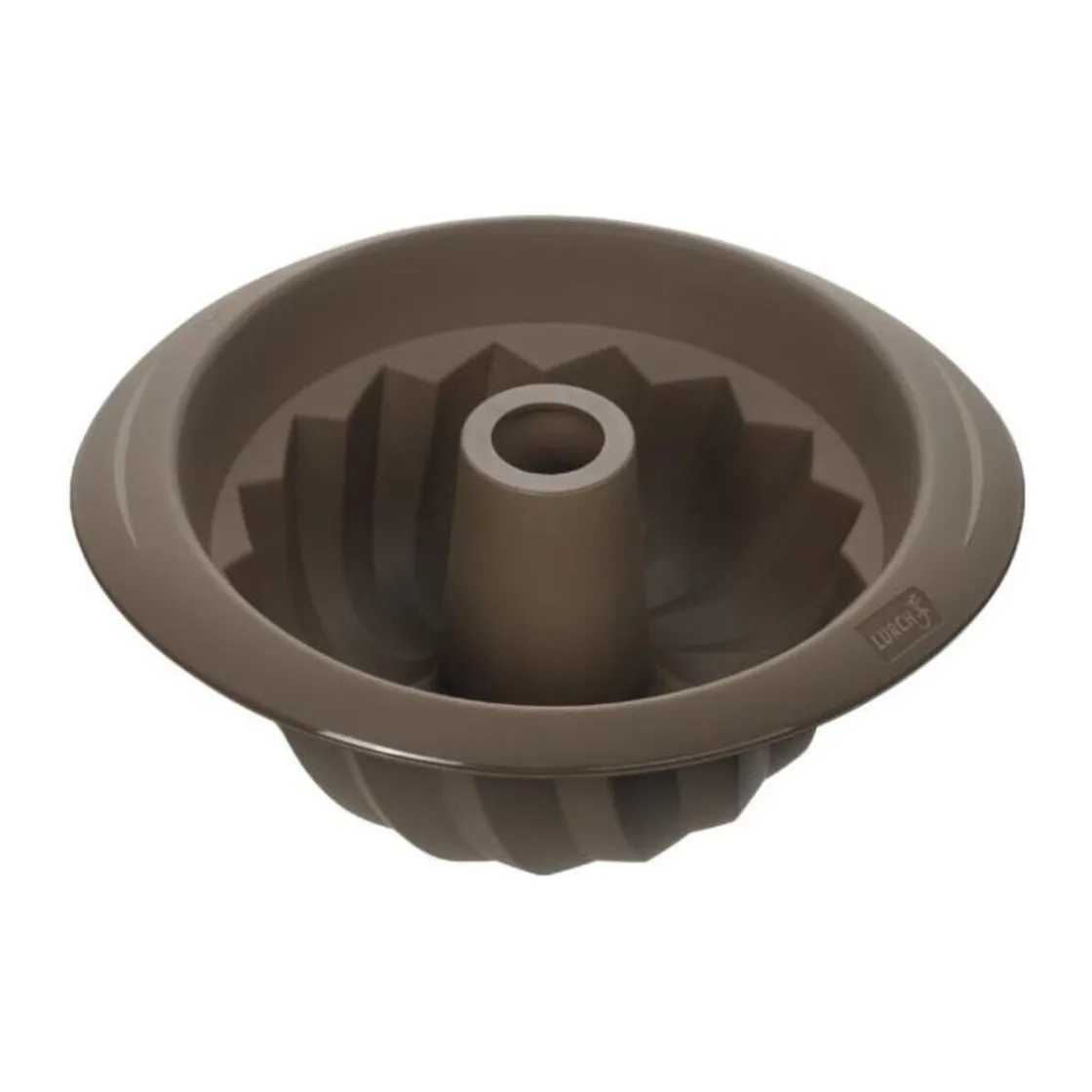 Kochwelt Entdecken|Backformen<Lurch Gugelhupf Form 22 cm Flexi-Form braun
