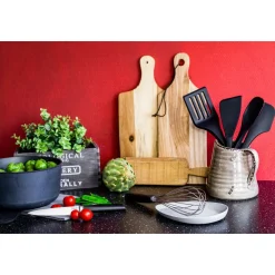 Messer & Co. Entdecken|Kochbesteck<Lurch Kochlöffelablage 2er Set Silikon light / iron-grey