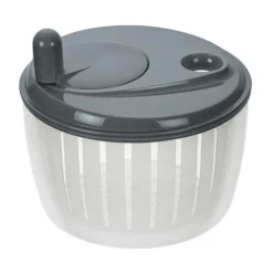 Salat Zubehör|Messer & Co. Entdecken<Lurch Salatschleuder mit Kurbel 23 cm grau