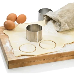 Backzubehör|Kochwelt Entdecken<Lurch Speiseringe 8er-Set edelstahl