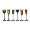 Halloween<Lyngby Glas Schnapsglas 6er-Set Farben/Formen sortiert
