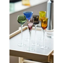 Lyngby Glas Schnapsgläser 6-tlg. London farblich sortiert